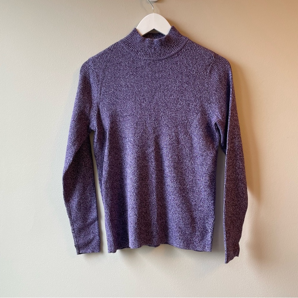 100% cotton mock neck sweater size small